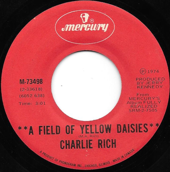 Acheter disque vinyle Charlie Rich A Field Of Yellow Daisies / Party Girl a vendre